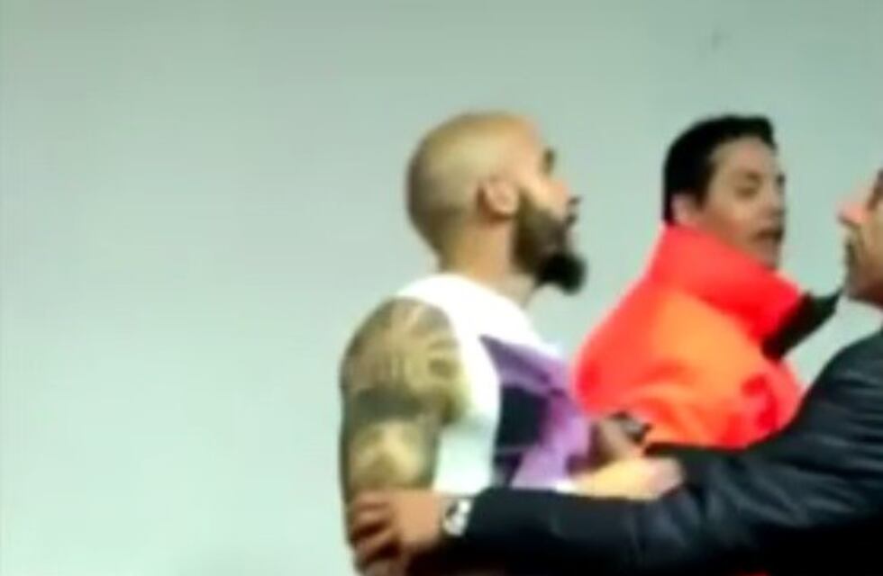 Pinola estalló de ira ante un hincha de River en los pasillos del Monumental
