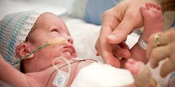 La visión de un bebé prematuro (Imagen ilustrativa)