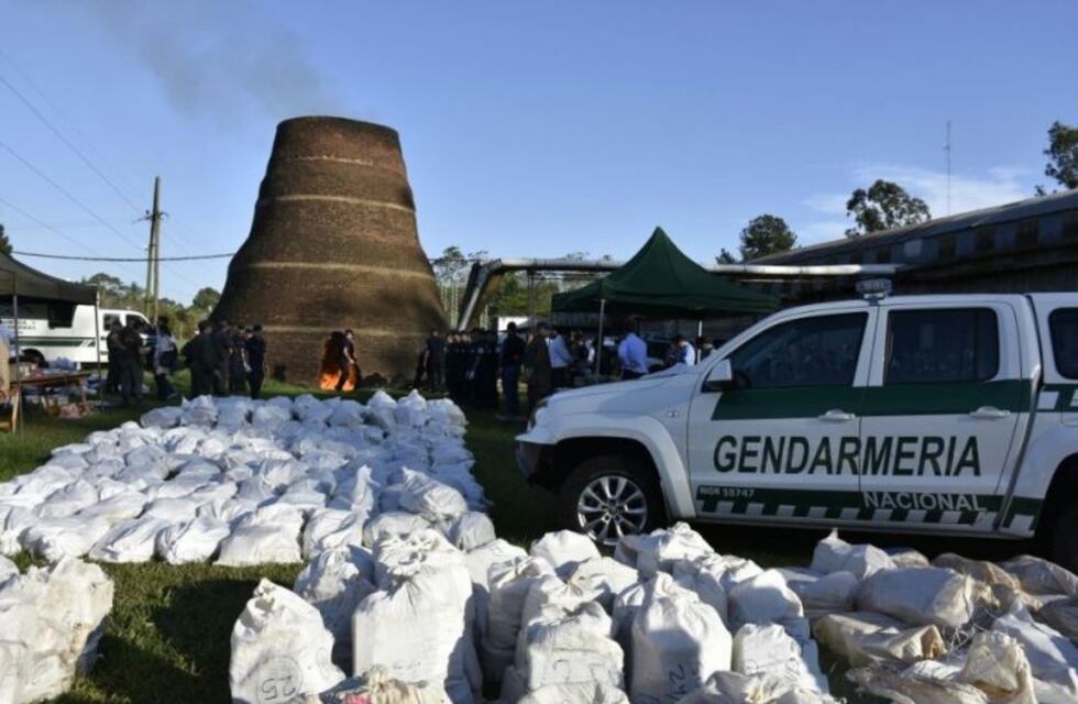 En lo que va del año se incautaron 50 toneladas de droga en Misiones