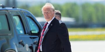 El presidente esatdounidense, Donald Trump\u002E