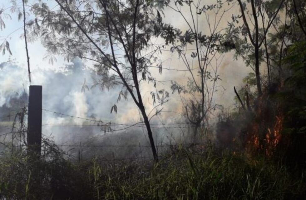 Un principio de incendio causó temor a los vecinos del kilómetro cinco