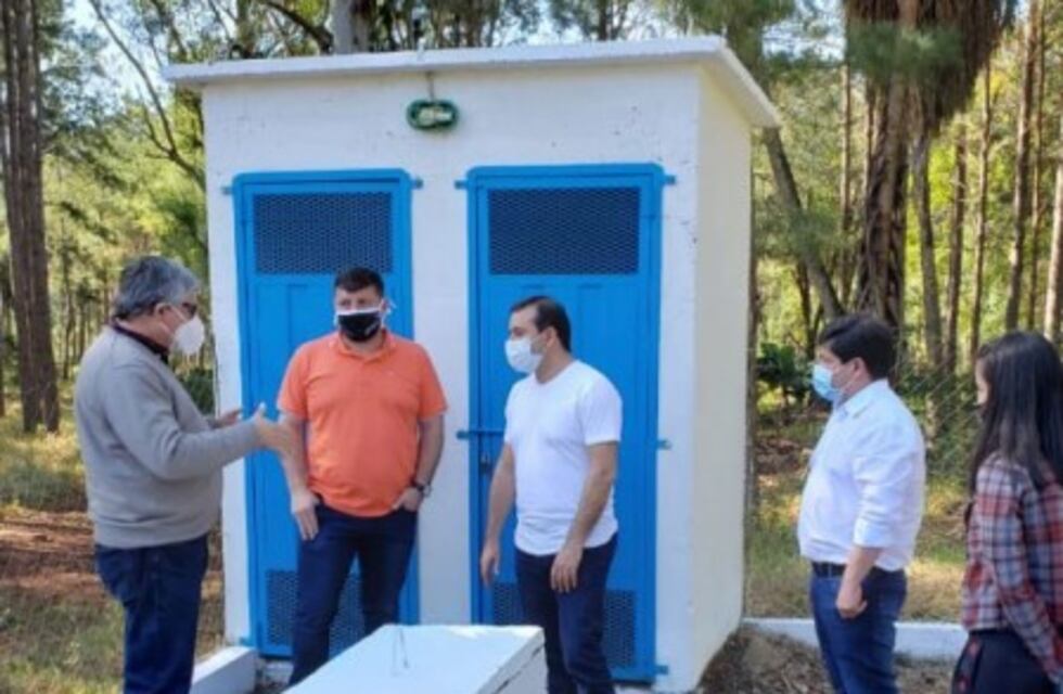 Herrera Ahuad supervisó obras de reacondicionamiento del sistema de agua potable