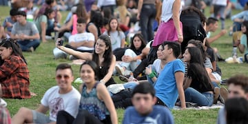 Festejo por el Día del Estudiante. Imagen de archivo.