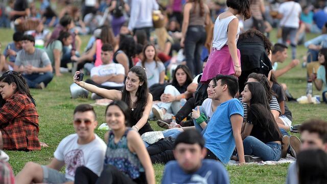 Festejo por el Día del Estudiante. Imagen de archivo.