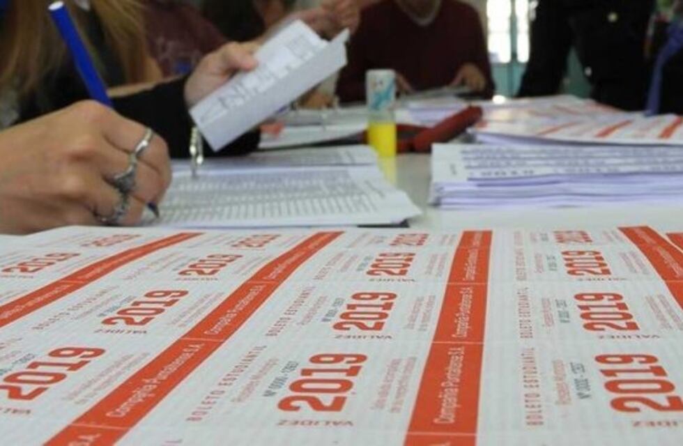 Última etapa del Boleto Estudiantil Gratuito