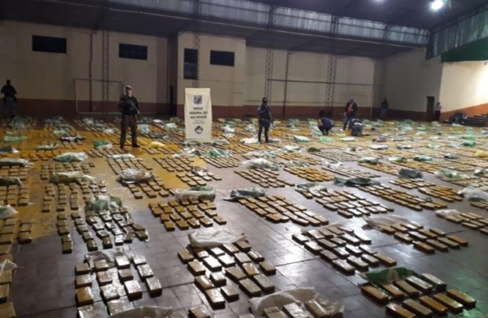 La marihuana incautada en Santa Ana pesó más de 5 toneladas