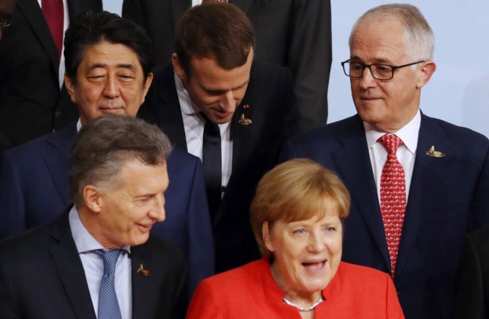 Macri y Macron se reúnen en Hamburgo en el marco del G-20