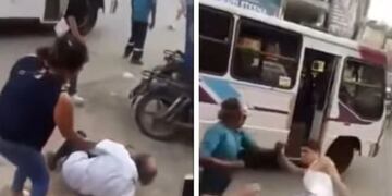 Patada a un anciano en Perú\u002E