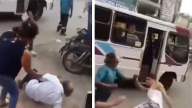 Patada a un anciano en Perú\u002E