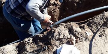 Extienden redes de agua potable en San Rafael. Imagen de archivo.