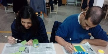 Alumnos de Taller Protegido Emanuel\nCrédito: Hospital Centenario