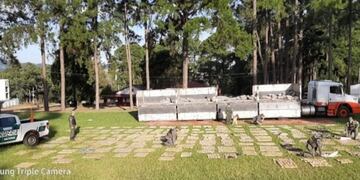 San Antonio: secuestraron 2900 kg de marihuana