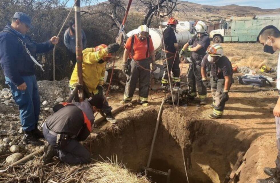 Junín de los Andes: un hombre cayó en un pozo de siete metros