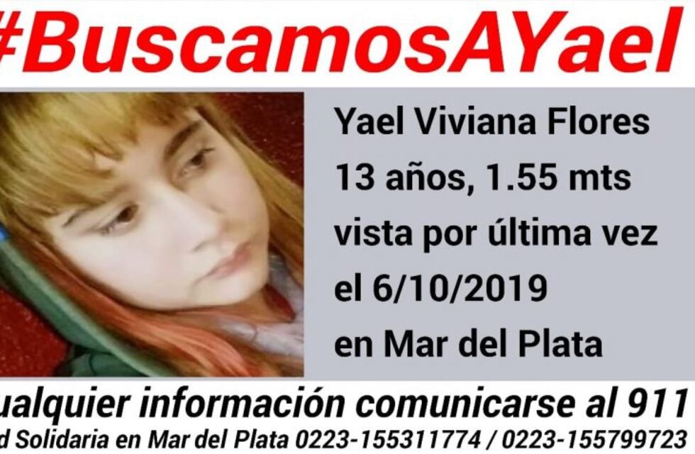 Buscan a una adolescente de 13 años que lleva tres días sin aparecer