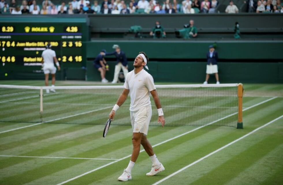 Wimbledon: Del Potro no pudo con Rafa Nadal en cuartos de final