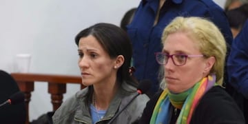 Carina Di Marco escuchando el veredicto\u002E