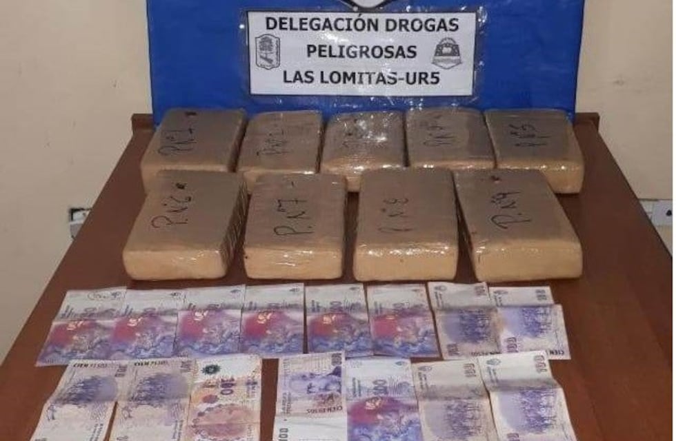 Las Lomitas: allanamiento, drogas y dos detenidos en un centro de distribución