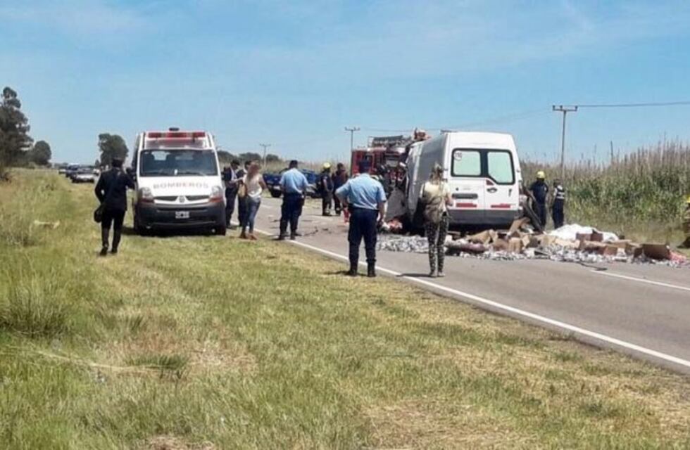 Un joven repartidor de General Pico falleció en un choque frontal en Córdoba