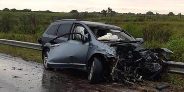 Siniestro múltiple sobre la Ruta 12