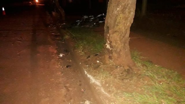 Tras despistar, un motociclista falleció en Wanda