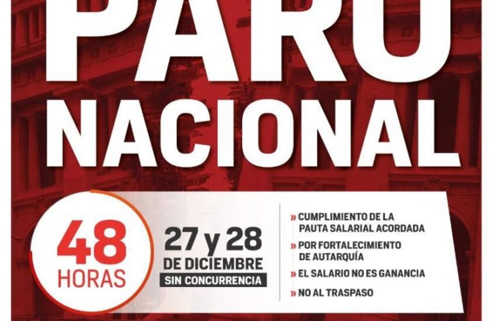Trabajadores de la Justicia Federal inician un paro por 48 horas