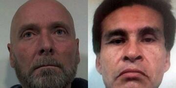 Rodolfo Lohrman (izquierda) y José Horacio Maidana (derecha) los coautores del secuestro\u002E