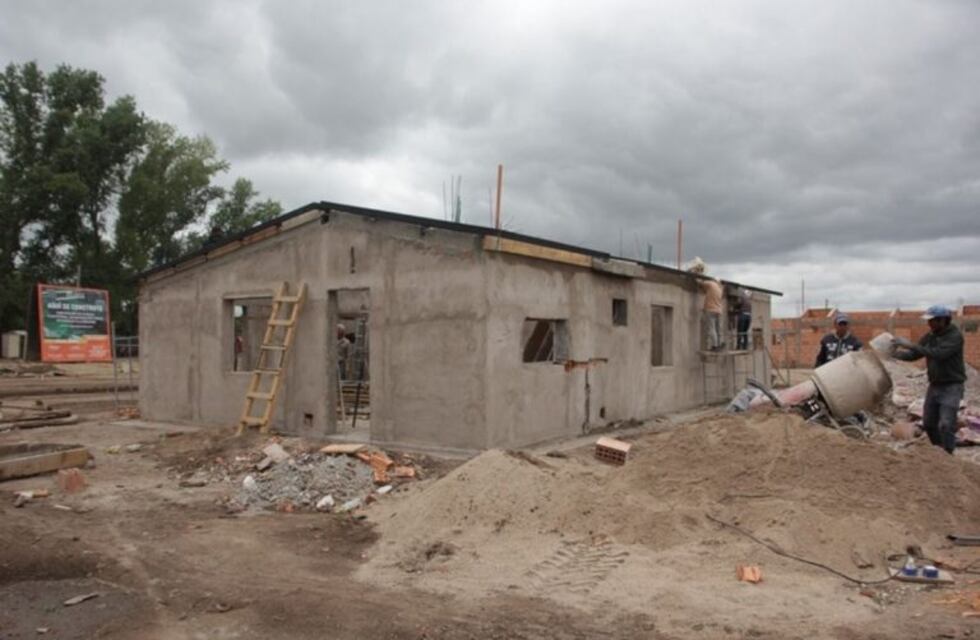 Villa Mercedes: las viviendas sociales van tomando forma