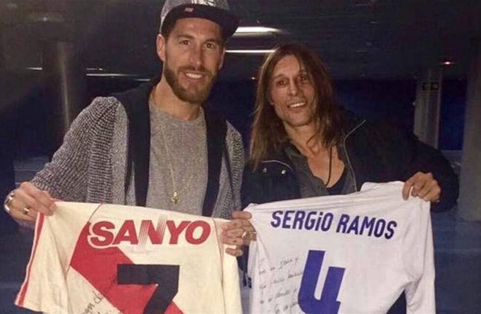 El curioso regalo de Caniggia a Sergio Ramos