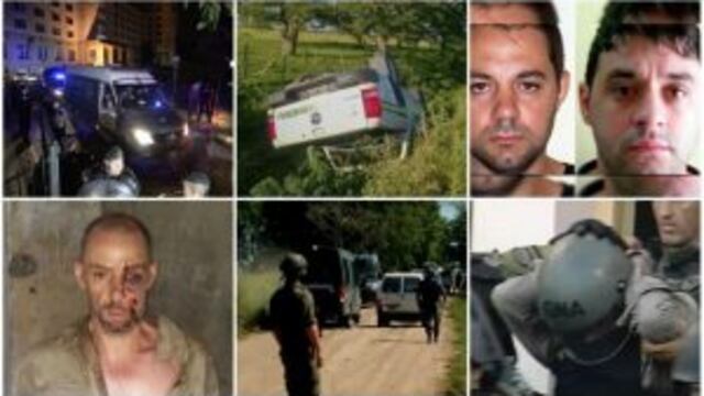 Imu00e1genes de la recaptura de los hermanos Lanatta y Schillaci en Santa Fe a un au00f1o.