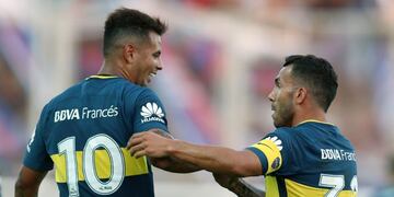 Preocupación en Boca por Carlos Tevez y Edwin Cardona\u002E Foto: AFP\u002E