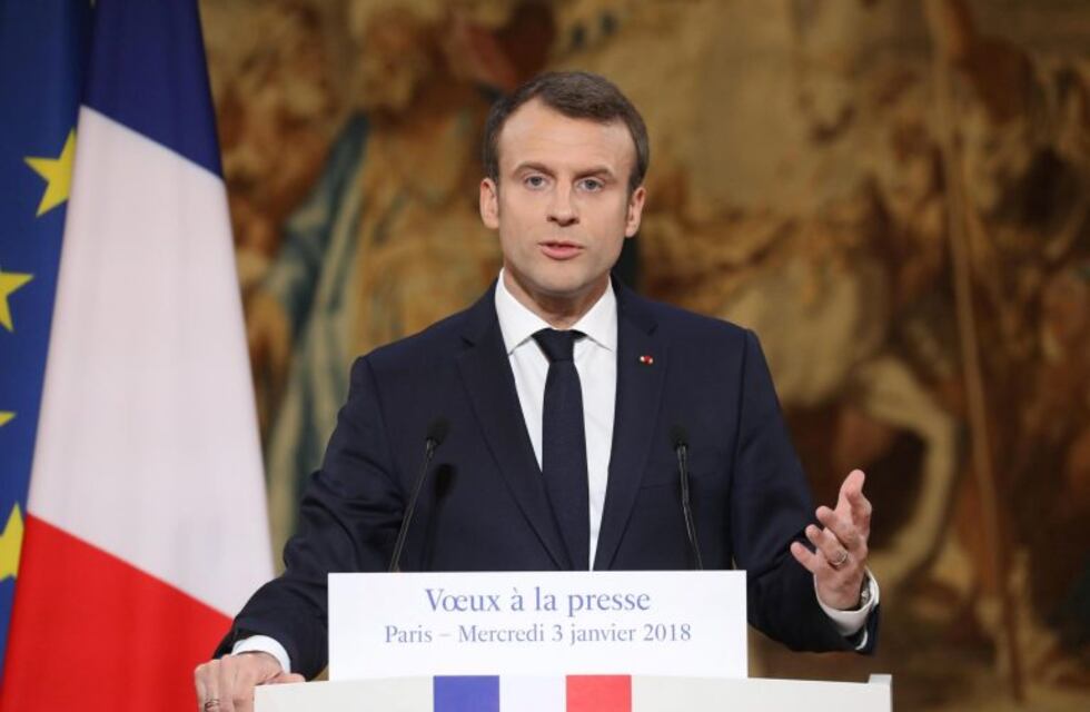 Macron anunció una ley para combatir las noticias falsas