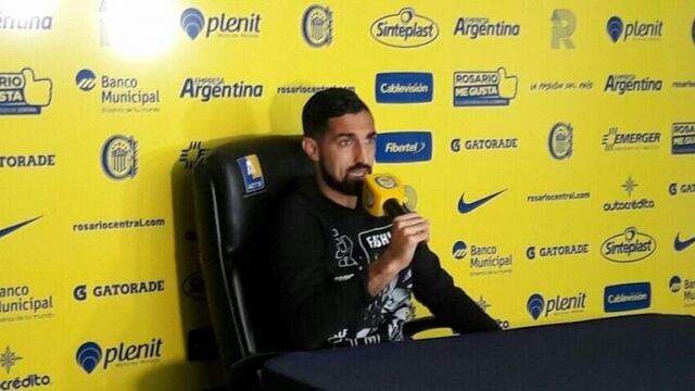 Menosse hablu00f3 con la prensa tras la victoria de Central en el clu00e1sico