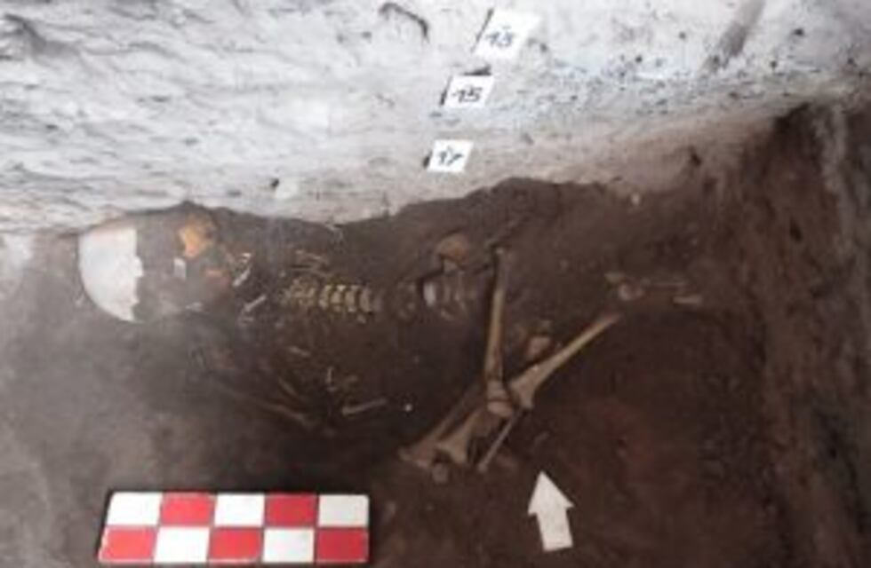 Hallaron el esqueleto de un niño que vivió hace más de 5.750 años en Las Cuevas