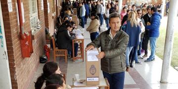 Uno de los candidatos del frente Juntos por el Cambio\u002E (Prensa UCR)