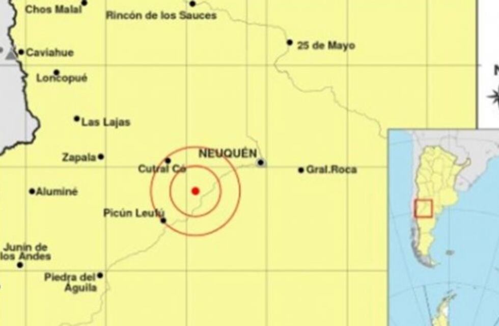 Un sismo alteró la madrugada de los neuquinos
