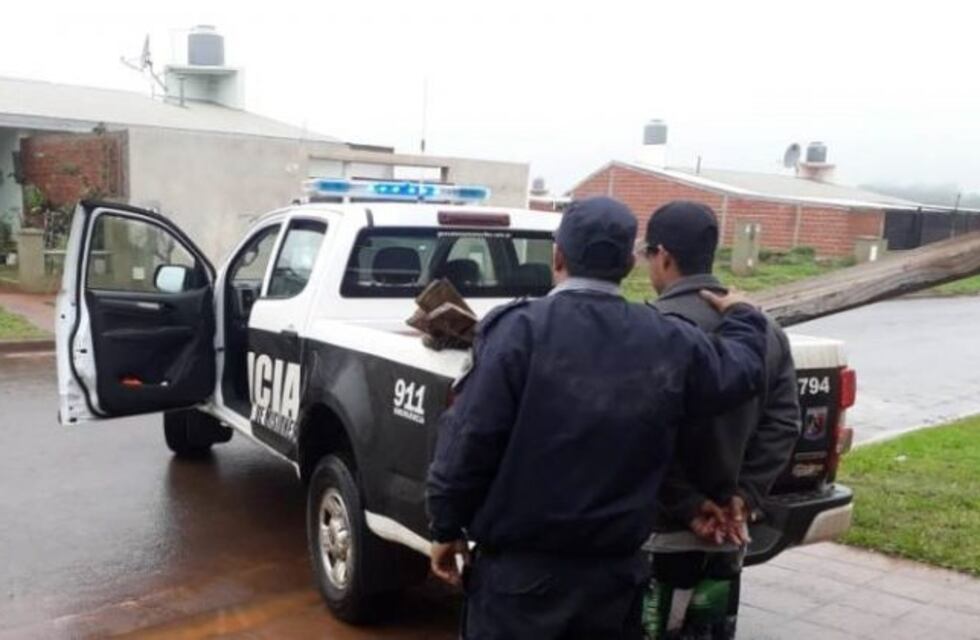 Insólito: lo atraparon intentando robarse una casa de madera