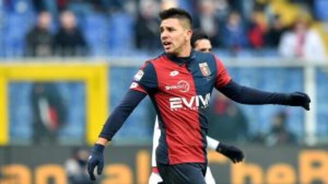 Genoa compru00f3 la totalidad del pase de Gio Simeone. (Simone Arveda/ANSA via AP)