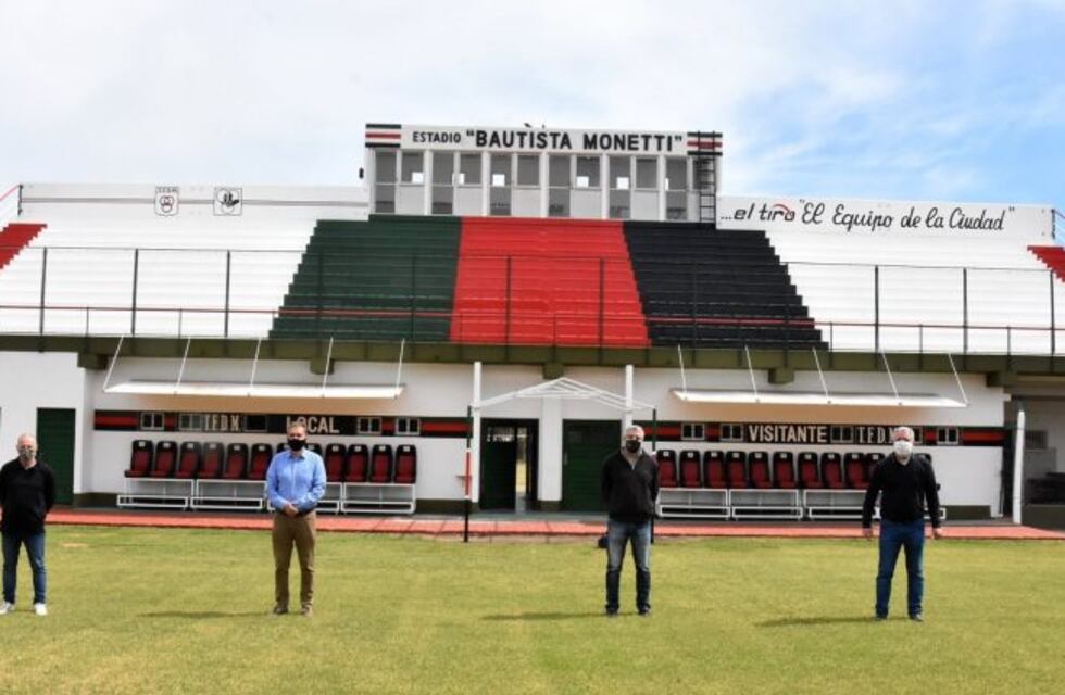 Morteros: club Tiro Federal presentó las obras del estadio Bautista Monetti