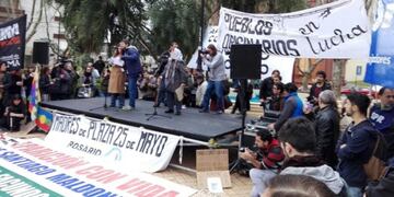 Piden la aparición con vida de Santiago Maldonado\u002E