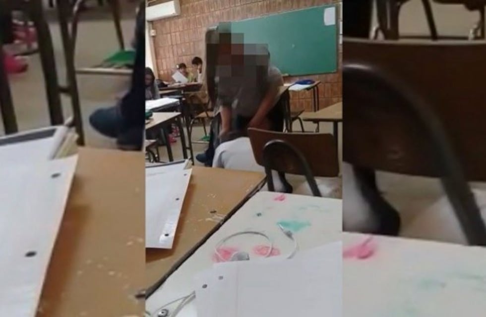 Filman otra violenta pelea entre alumnas de una escuela santafesina