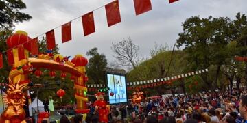 Se realizó el Festival de la Luna en el Barrio Chino\u002E Foto: Web\u002E