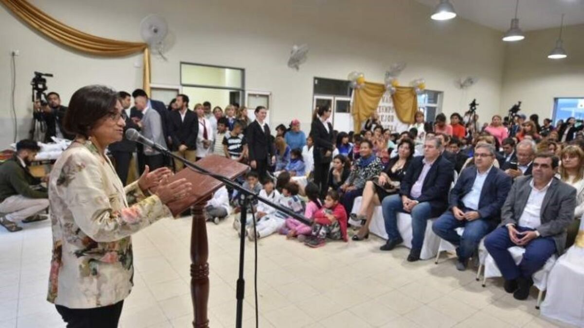 Corpacci destacó que son tiempos difíciles y reconoció la colaboración del Gobierno Nacional para terminar la obra\u002E