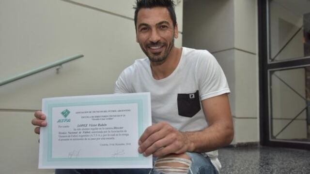 Víctor Vitrola López se retiró con 40 años y quiere su primera experiencia como DT.