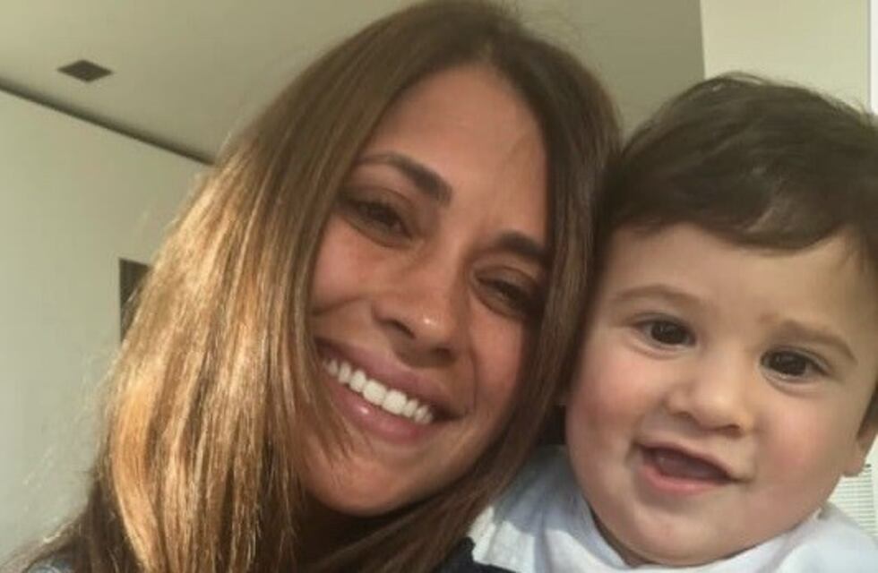 Antonela Roccuzzo desató una vez más la ternura de sus seguidores en una foto con Ciro