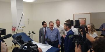Gobernador Schiaretti en el Hospital de La Calera