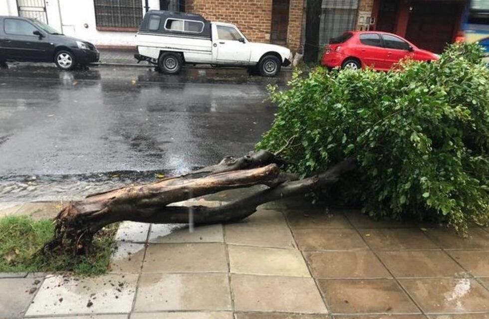 Las fotos más impactantes del temporal en la Ciudad de Buenos Aires