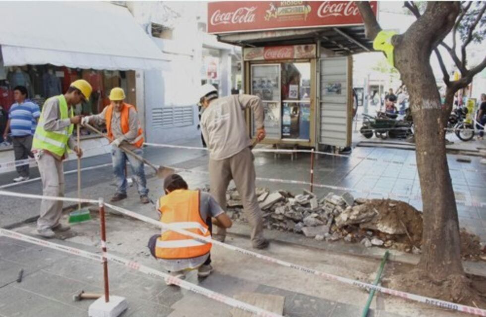 Comenzaron las obras en las peatonales Absalón Rojas y Tucumán