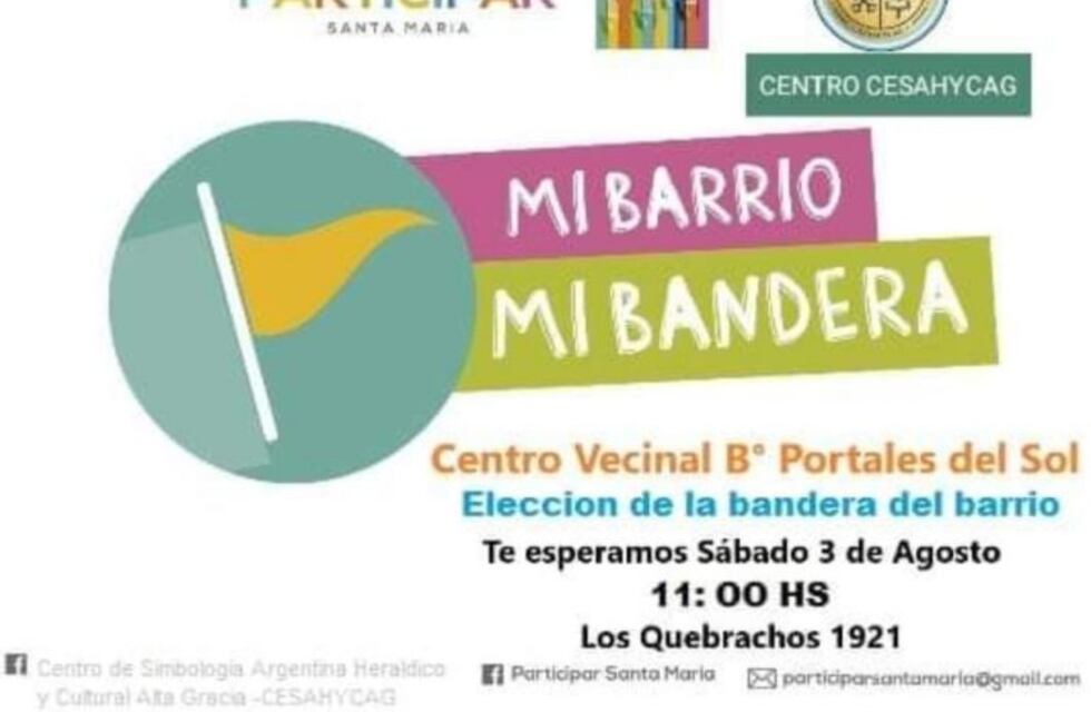 "Mi Barrio, Mi Bandera" llega a B° Portales del Sol