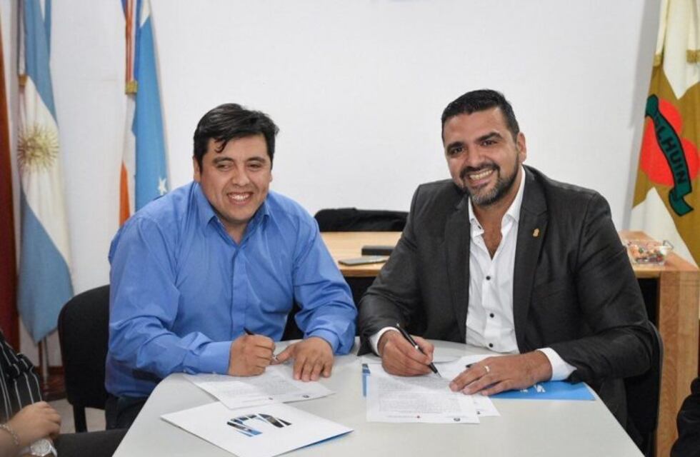 Harrington y Vuoto firmaron un convenio de colaboración y cooperación