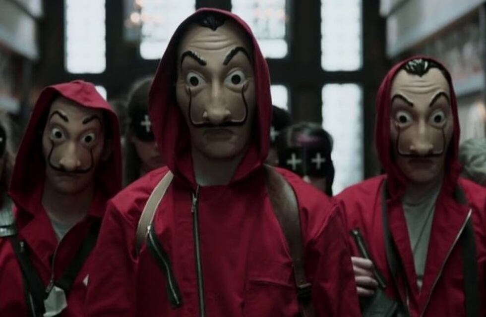La realidad imita la ficción: entraron a robar con máscaras de "La Casa de Papel"